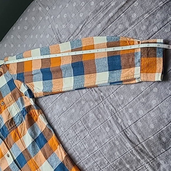 Duluth Training Co. Women's Cotton Plaid Butter-Up Top Size X-Small - Picture 13 of 13